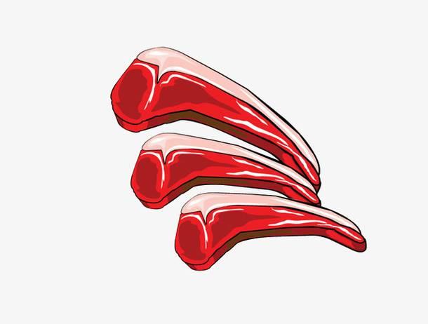 排骨简笔画 排骨简笔画图片彩色