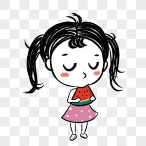 小女孩简笔画 小女孩简笔画简单好看
