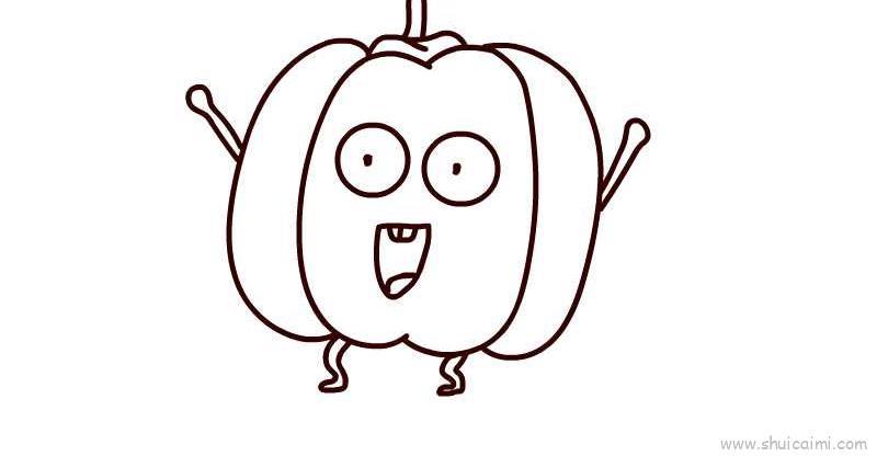圆辣椒儿童画怎么画 圆辣椒简笔画简单又好看