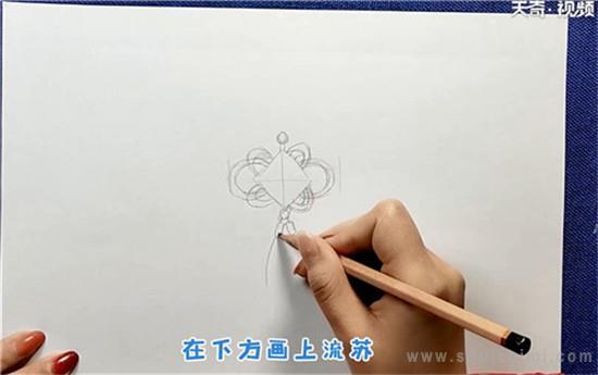 中国结简笔画怎么画 中国结简笔画好看