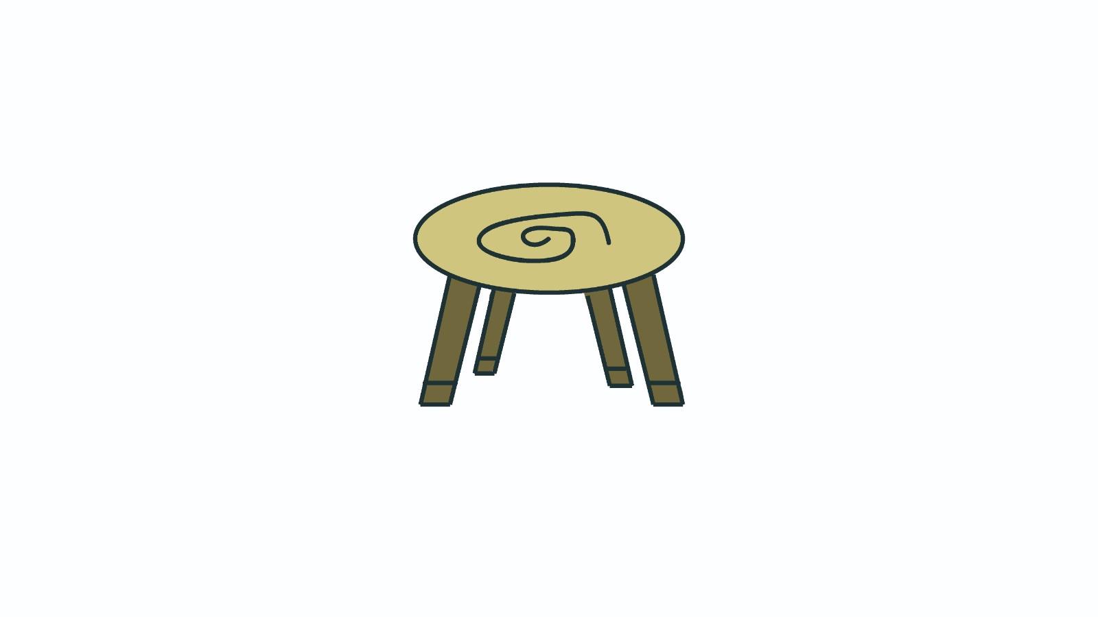 凳子的简笔画怎么画 凳子简笔画图片