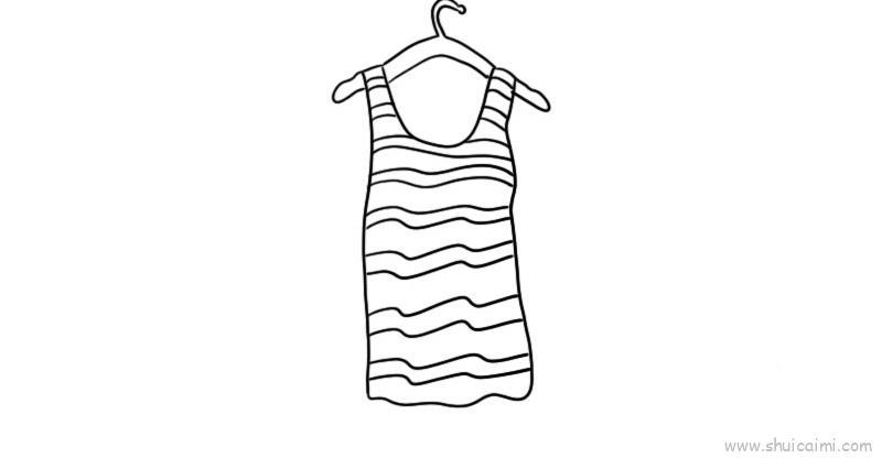 背心儿童画怎么画 背心简笔画图片