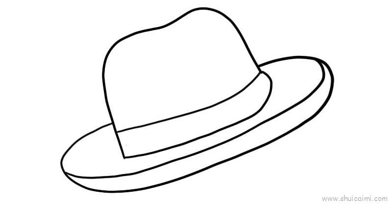 帽子儿童画怎么画 帽子简笔画好看