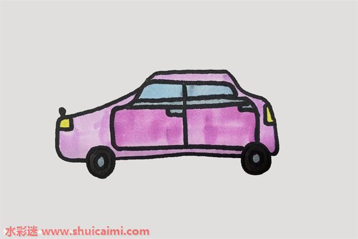 劳斯莱斯怎么画 劳斯莱斯简笔画图片大全带颜色