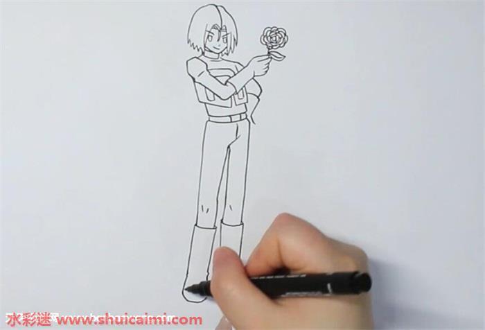小次郎怎么画 小次郎简笔画彩色