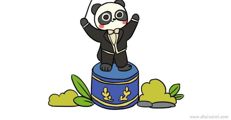 森林音乐会儿童画怎么画 森林音乐会简笔画画法
