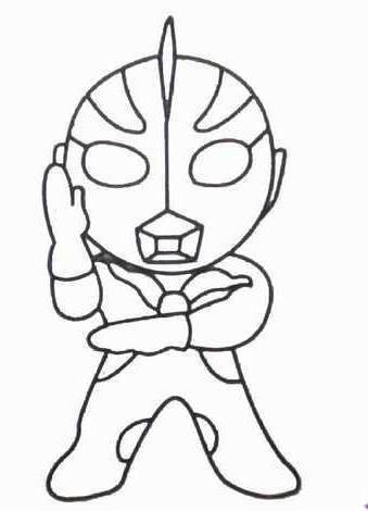 捷德奥特曼简笔画图片大全 捷德奥特曼简笔画图片大全简单