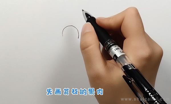 荔枝简笔画怎么画 荔枝简笔画简单