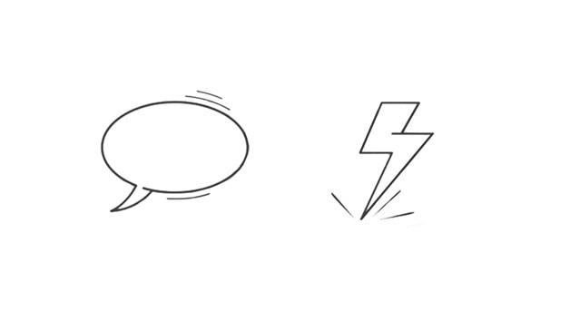 对话框简笔画怎么画 对话框简笔画图片