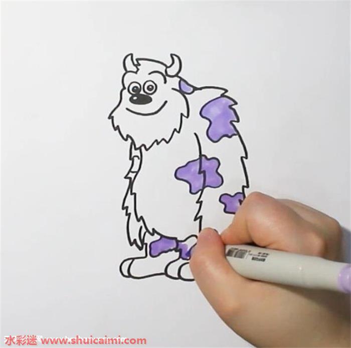 毛怪怎么画 毛怪简笔画简单又漂亮