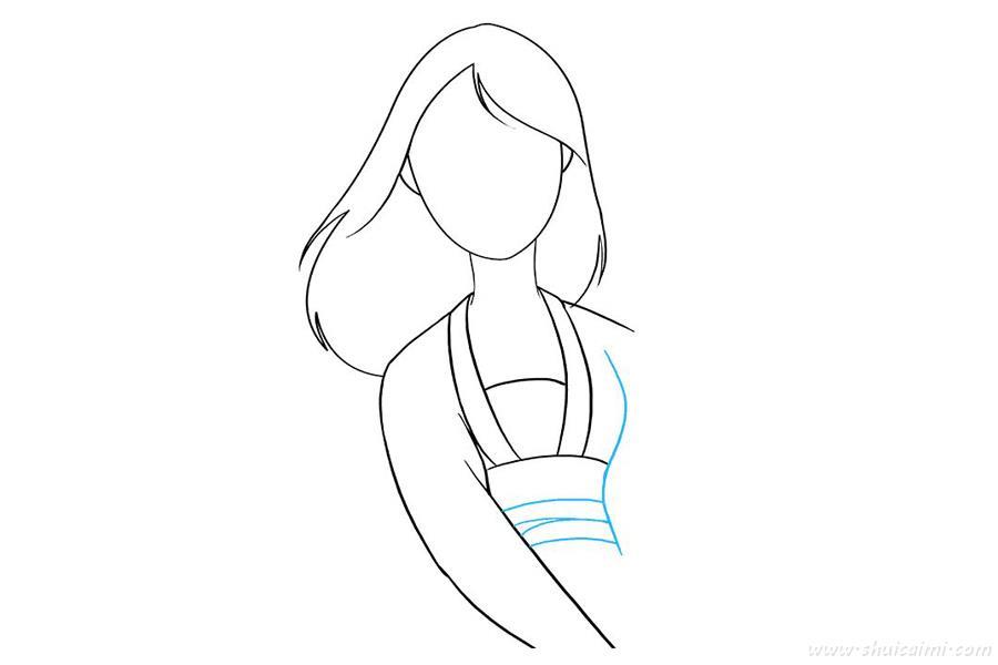 木兰怎么画 木兰简笔画简单彩色