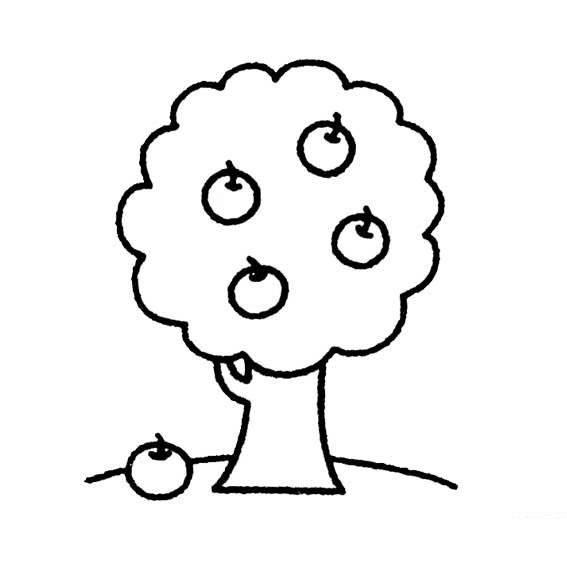树简笔画 树简笔画图片大全