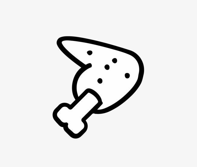 鸡翅简笔画 鸡翅简笔画图片大全彩色