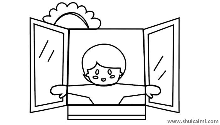 勤通风简笔画怎么画 勤通风简笔画好看