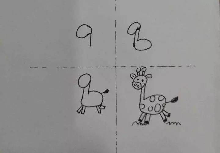 数字动物简笔画 数字动物简笔画教程