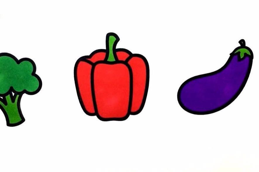 幼儿蔬菜简笔画图片大全 幼儿蔬菜简笔画