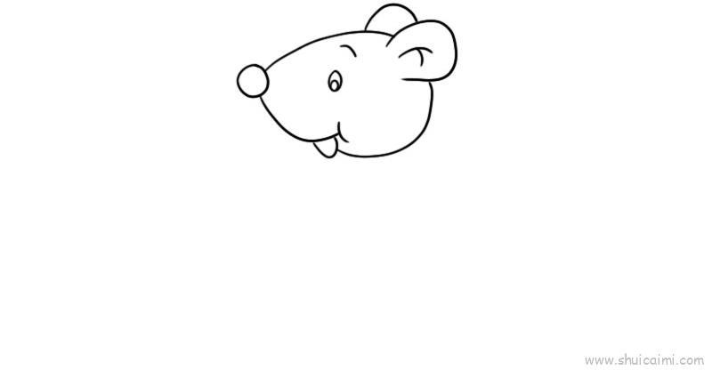 老鼠儿童画怎么画 老鼠简笔画顺序