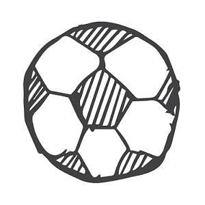 足球的简笔画图片大全 足球的简笔画图片大全大图可爱