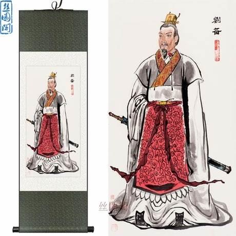 刘备简笔画 刘备简笔画彩色