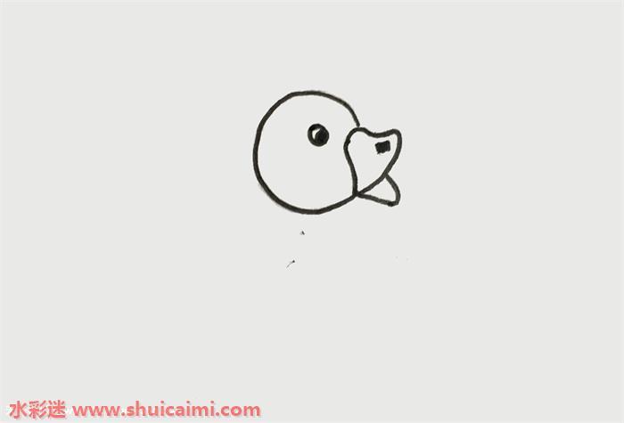 小鸭子怎么画 小鸭子简笔画步骤