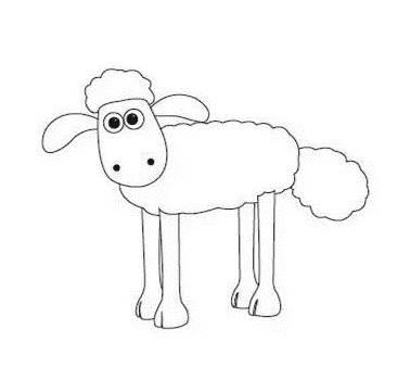 小羊简笔画图片大全可爱 小羊简笔画图片大全可爱版