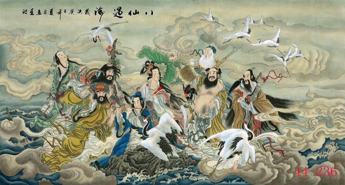 八仙过海年画怎么画 八仙过海年画怎么画简单