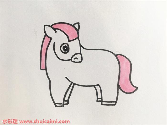 小马怎么画 小马简笔画步骤