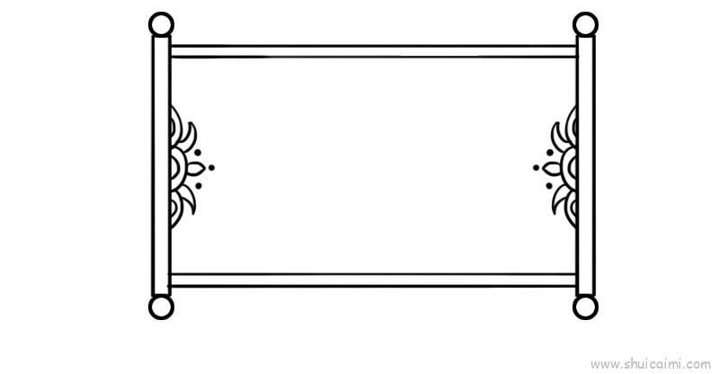 手账花边古风儿童画怎么画 手账花边古风简笔画画法