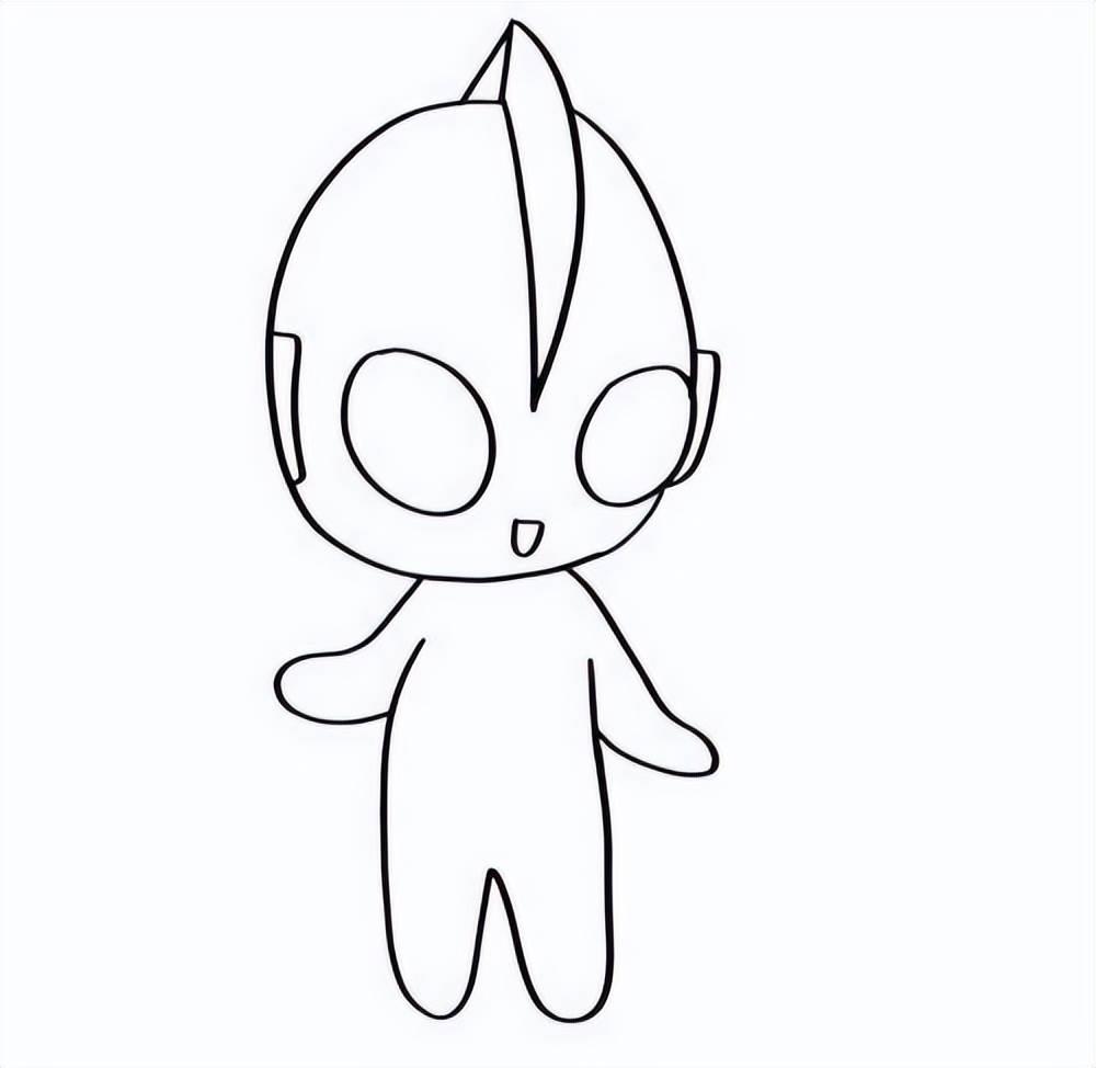 简笔画奥特曼 简笔画奥特曼怎么画