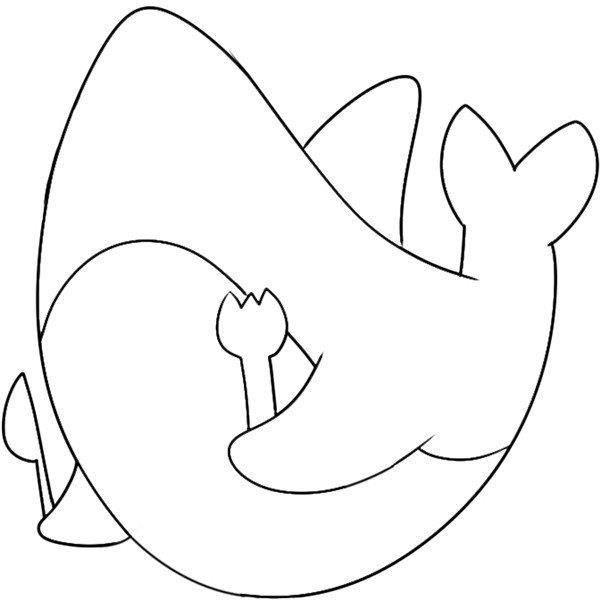 享受美餐的鲨鱼的简笔画怎么画 享受美餐的鲨鱼简笔画好看