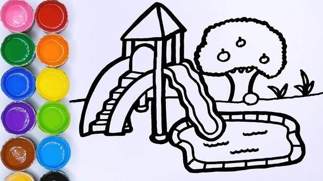 游乐园简笔画 游乐园简笔画图片