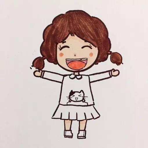 小孩简笔画 小孩简笔画人物男孩女孩