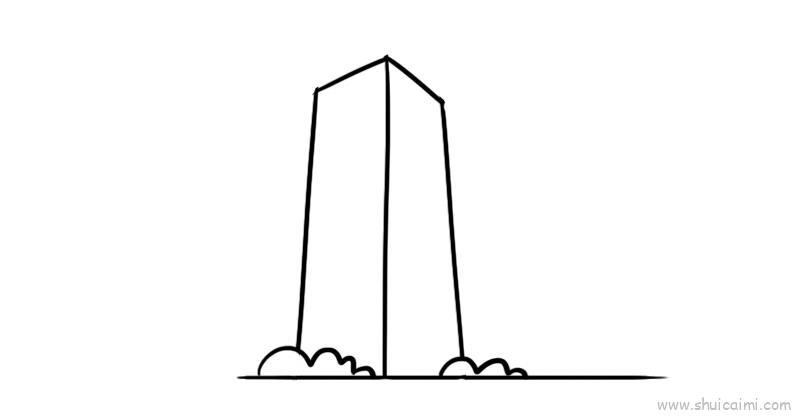 摩天大楼儿童画怎么画 摩天大楼简笔画好看