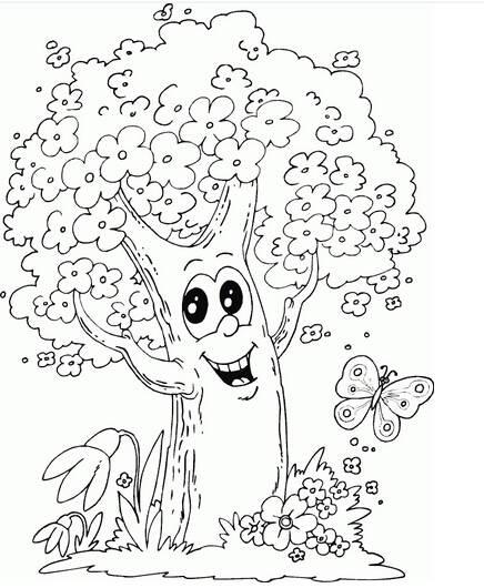 一棵大树简笔画 一棵大树简笔画松树