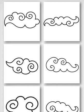 云的简笔画 云的简笔画可爱