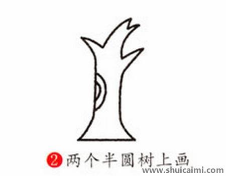 柳树儿童简笔画