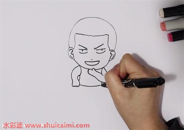 灌篮高手q版怎么画 灌篮高手q版简笔画简单又漂亮彩色