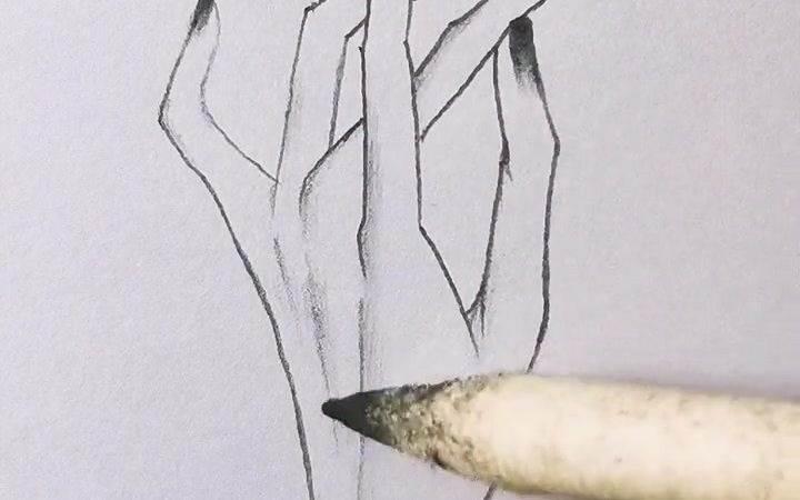 手的简笔画 手的简笔画图片幼儿