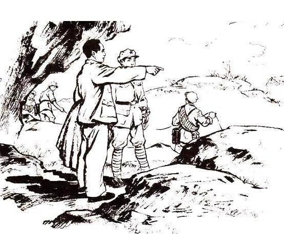 七律长征简笔画 七律长征简笔画图片