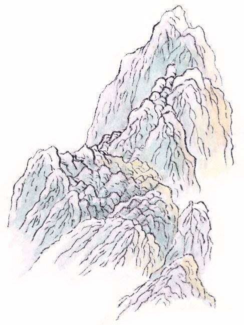 山的简笔画 山的简笔画图片大全