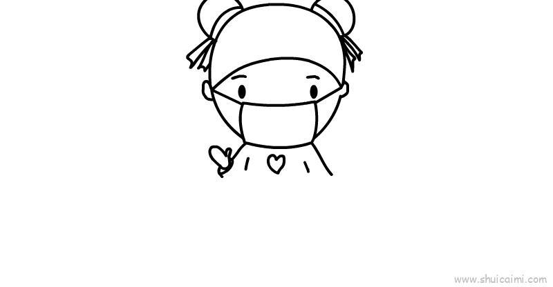 疫情儿童画儿童画怎么画 疫情儿童画简笔画顺序