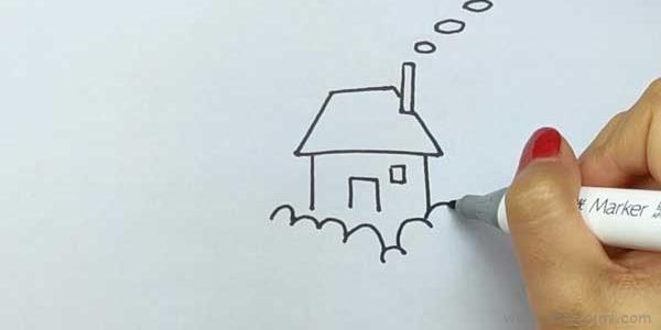 绿色家园儿童画怎么画 绿色家园简笔画图片