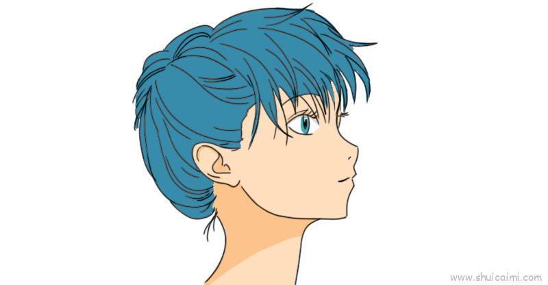 侧脸儿童画怎么画 侧脸简笔画图片