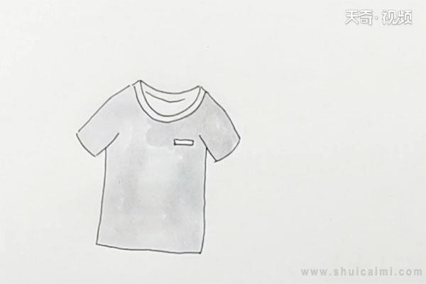 短袖简笔画怎么画 短袖简笔画顺序