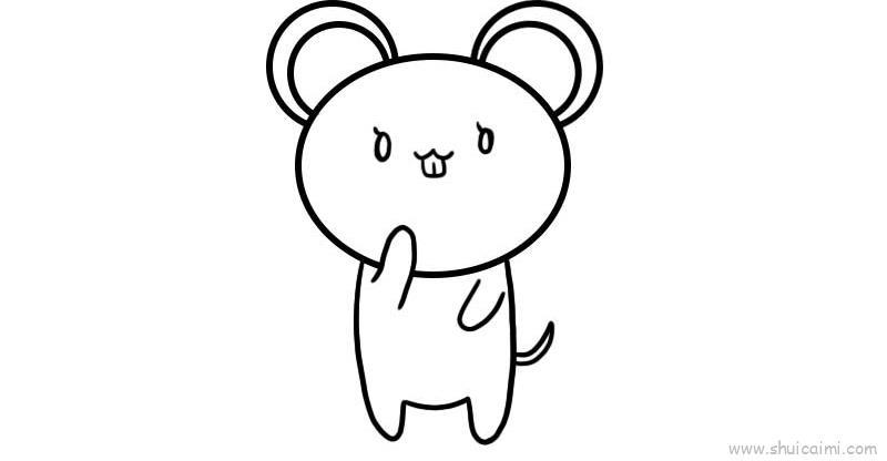 老鼠教程儿童画怎么画 老鼠教程简笔画顺序