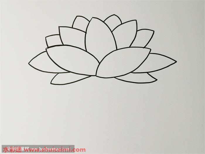 荷花怎么画 荷花简笔画漂亮卡通