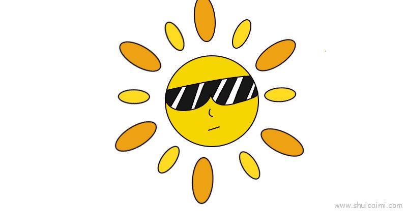 太阳儿童画怎么画 太阳简笔画图片大全