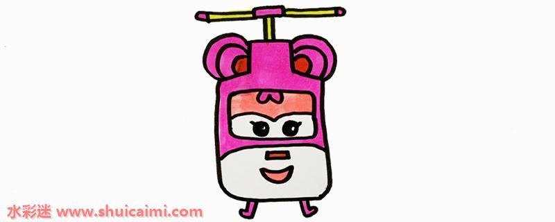 简单易学的小爱简笔画画法教程