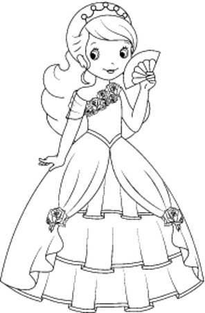 简笔画公主 简笔画公主简单又漂亮长裙