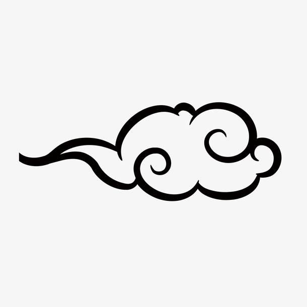 祥云简笔画 祥云简笔画彩色